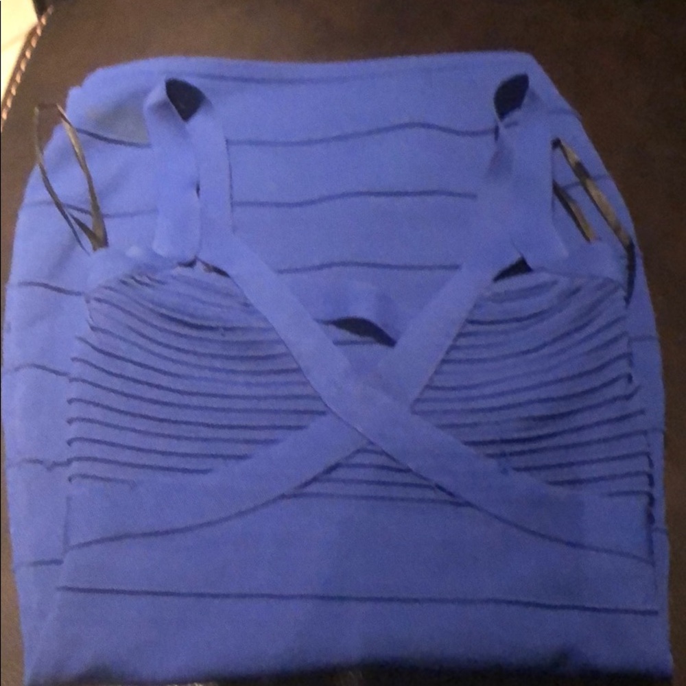 Blue dress